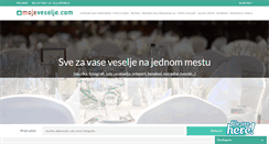 Desktop Screenshot of mojeveselje.com